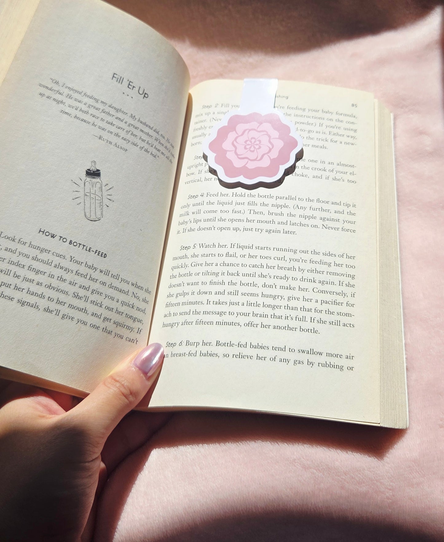 Flora Magnetic Bookmark
